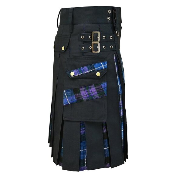 Traditional Scottish Cotton Kilt Pride of Scotland Hybrid Utility Kilt NEW - Picture 6 of 11